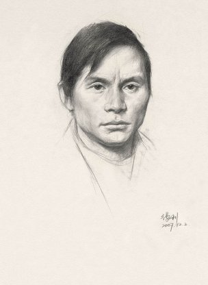 近现代 张力 油画15[人物]