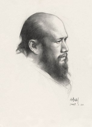 近现代 张力 油画14[人物]
