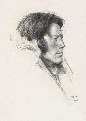 近现代 张力 油画17[人物]