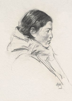 近现代 张力 油画16[人物]
