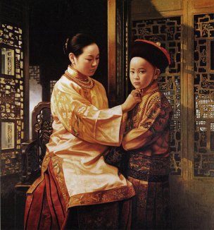 近现代 姜国芳 少主更衣[人物]
