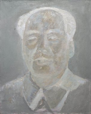 近现代 佚名 油画 毛泽东 40x50[人物]