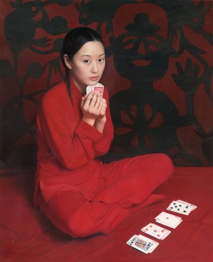 近现代 王沂东 卜算 81x99[人物] 