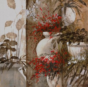 美国美术 佚名 NE[花卉]