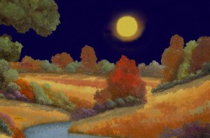 美国美术 佚名 ML[风景]