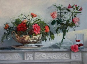 美国美术 佚名 FK[花卉]