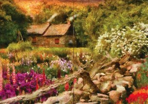 美国美术 佚名 2100007[建筑]